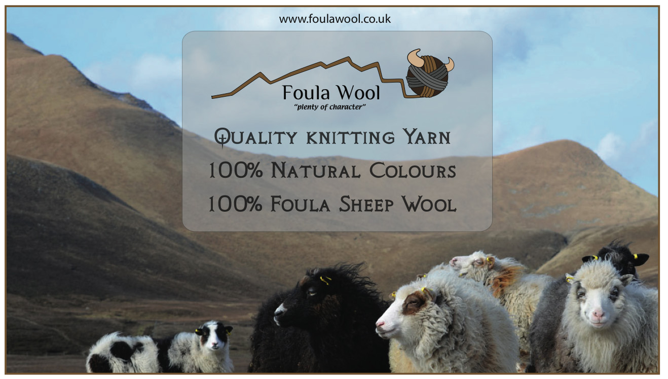 Foula Wool Shetland yarn Poster