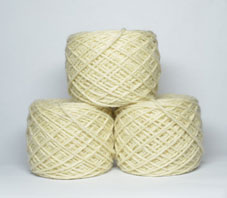 White Shetland Wool